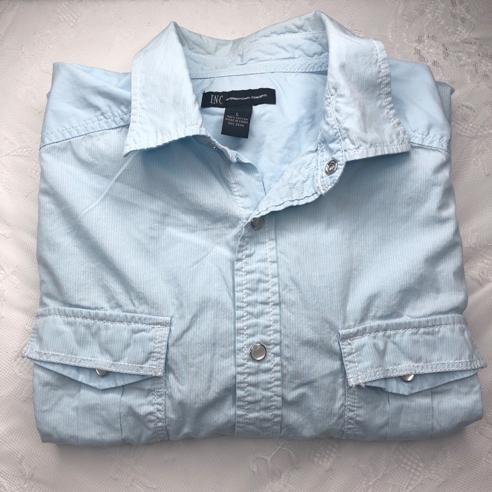 INC button up